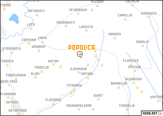 map of Popovca