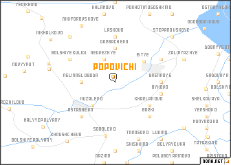 map of Popovichi