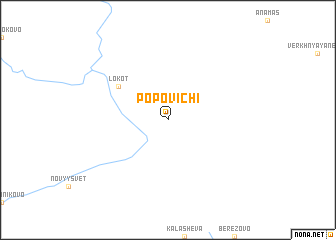 map of Popovichi
