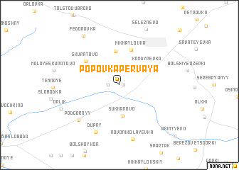 map of Popovka Pervaya