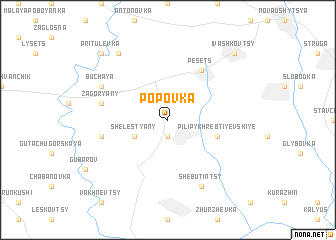 map of Popovka