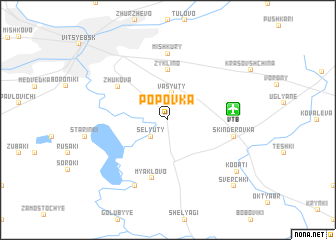 map of Popovka