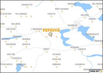 map of Popovka