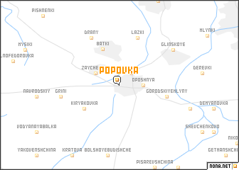 map of Popovka