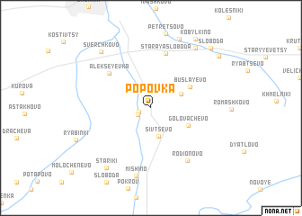 map of Popovka