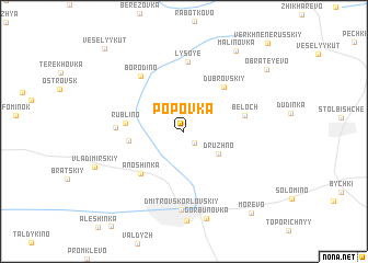 map of Popovka