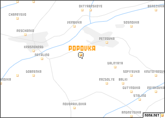 map of Popovka