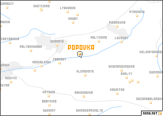 map of Popovka