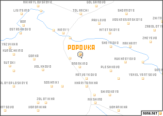 map of Popovka