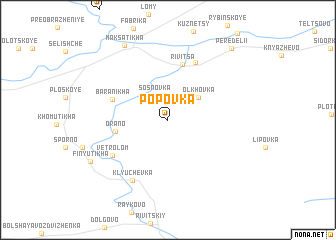 map of Popovka
