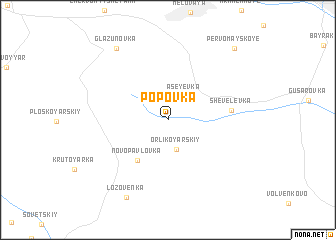 map of Popovka