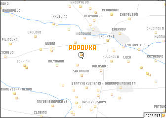 map of Popovka