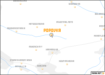 map of Popovka