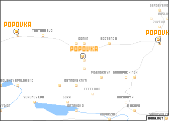 map of Popovka