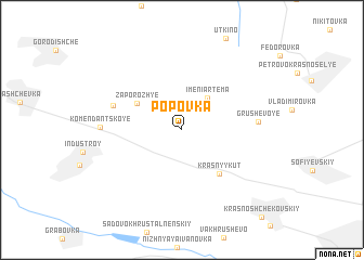 map of Popovka