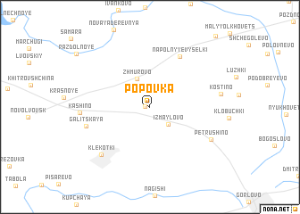 map of (( Popovka ))
