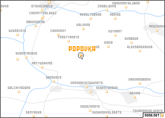 map of Popovka