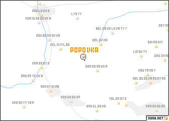 map of Popovka