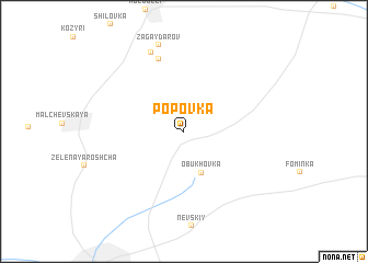 map of Popovka