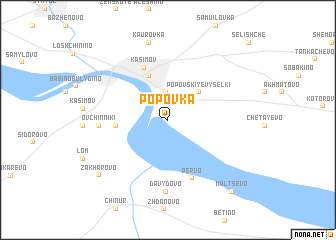 map of Popovka