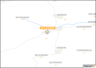 map of Popovka