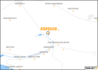 map of Popovka