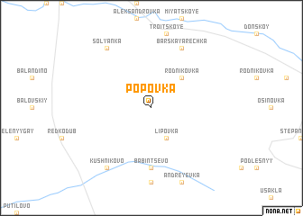 map of Popovka