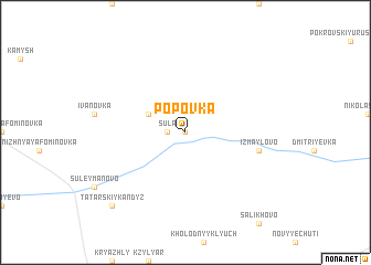 map of Popovka