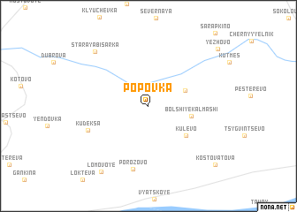 map of Popovka