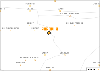 map of Popovka