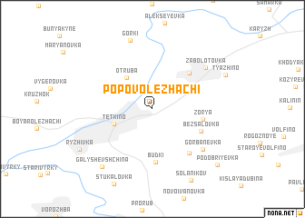 map of Popovo-Lezhachi