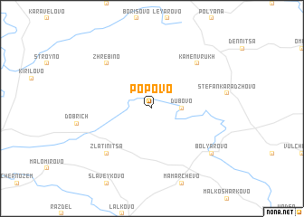 map of Popovo