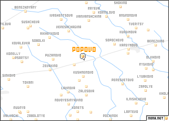 map of Popovo