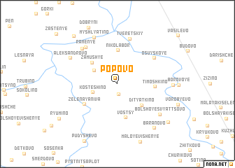 map of Popovo