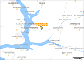 map of Popovo