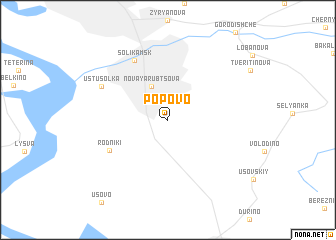 map of Popovo