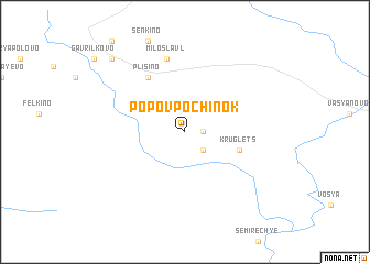 map of Popov Pochinok