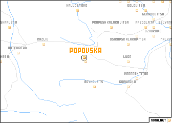 map of Popovska