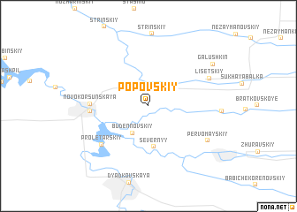 map of (( Popovskiy ))