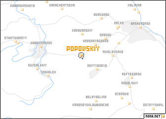 map of (( Popovskiy ))