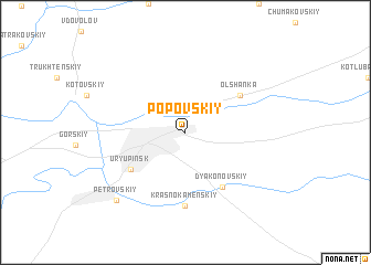 map of Popovskiy