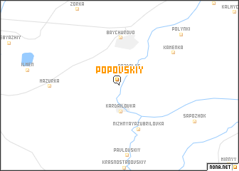 map of Popovskiy