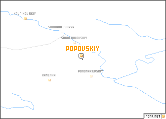 map of Popovskiy