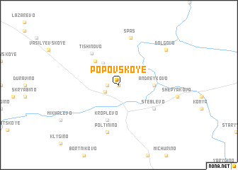 map of Popovskoye