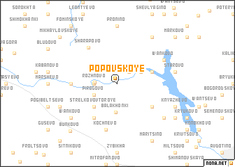 map of Popovskoye