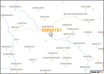 map of Popovtsy