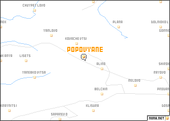 map of Popovyane
