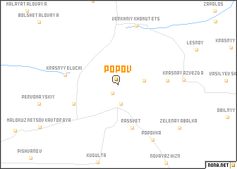 map of Popov