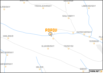 map of Popov