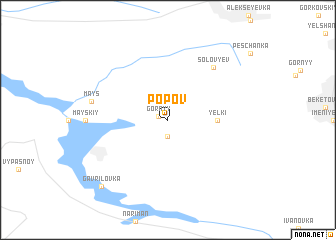 map of Popov